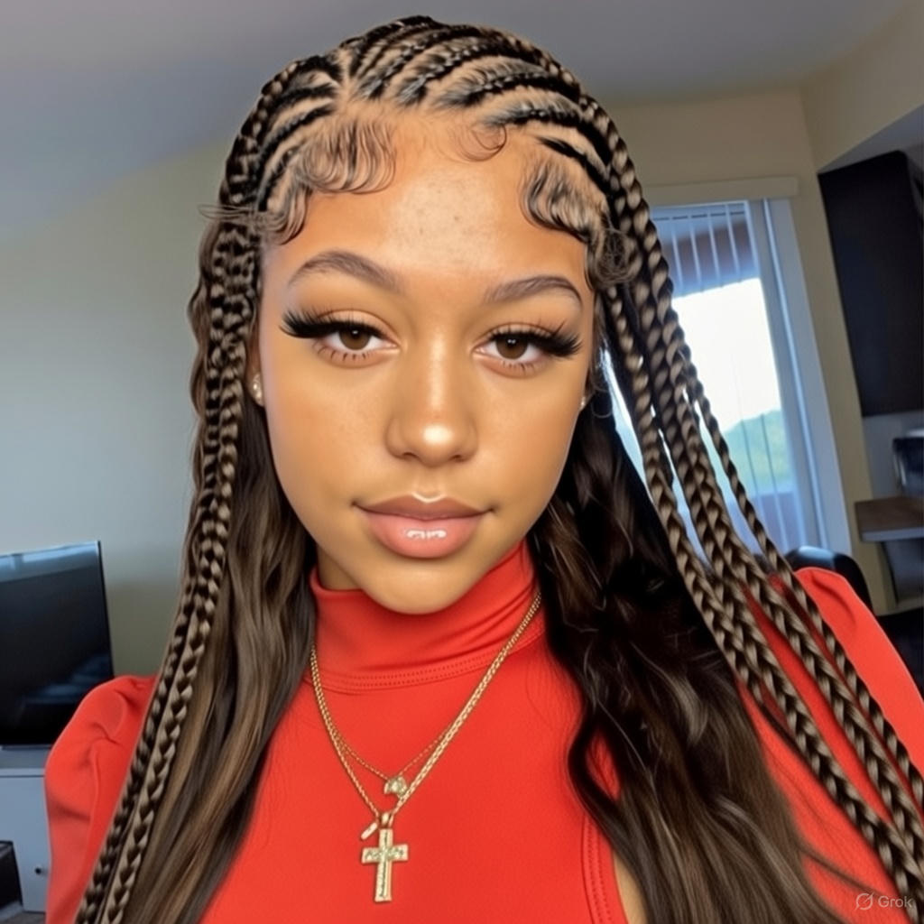 Woman Braids